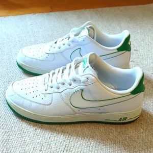Mens Nike Air Force 1 Men's Low 07 488298-102 Rare St Patrick Day green - Sz 13